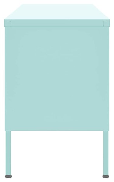 TV skříňka mátová 105 x 35 x 50 cm ocel 336239