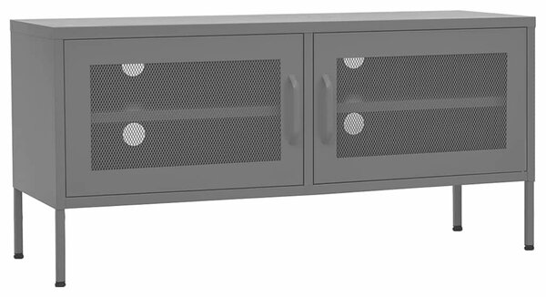 TV skříňka antracitová 105 x 35 x 50 cm ocel 336240