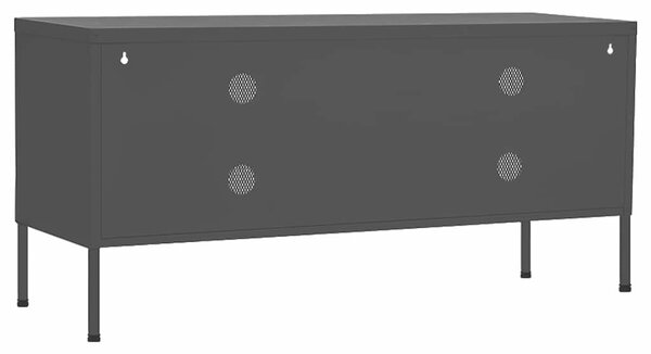 TV skříňka černá 105 x 35 x 50 cm ocel 336241