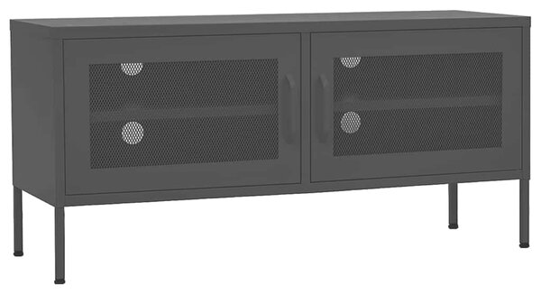 TV skříňka černá 105 x 35 x 50 cm ocel 336241
