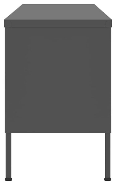 TV skříňka černá 105 x 35 x 50 cm ocel 336241