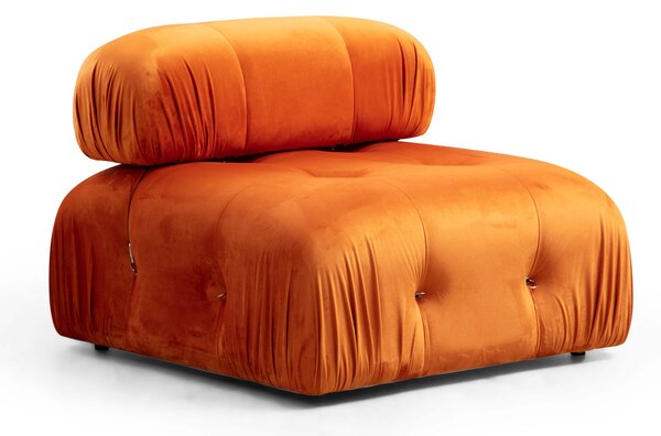 Rohová pohovka Bubel (oranžová). Akce -25%