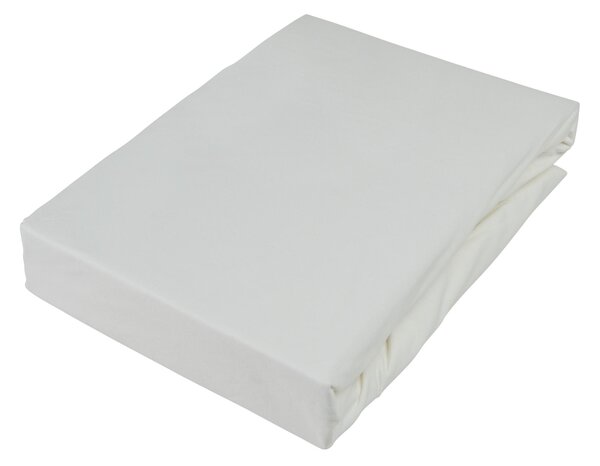 BOXSPRINGOVÉ PROSTĚRADLO, žerzej, krémová, 90-120/200-220 cm Novel - Prostěradla