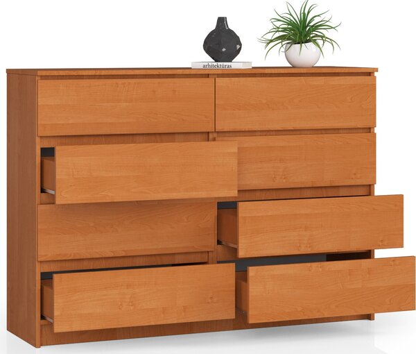 AKORD Furniture Factory OP0LKOMOLC012, 8 zásuvka/zásuvek, Matný, 16 mm, 60 cm, 400 mm, 1380 mm
