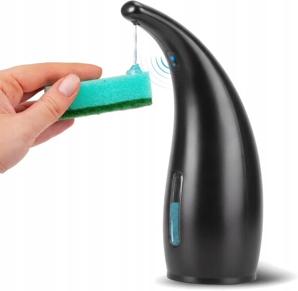 Dávkovač mýdla bezdotykový Plusk 300 ml černý