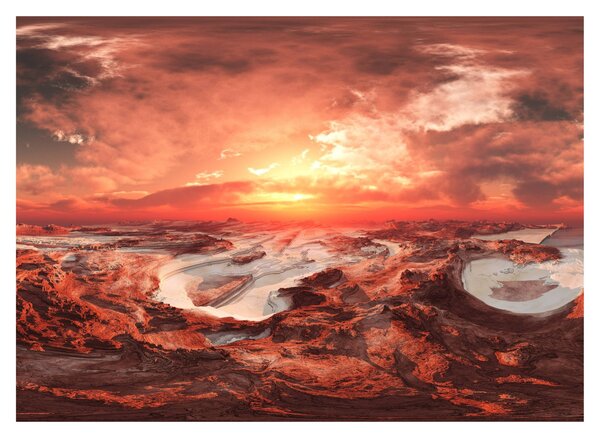 Skleněný obraz - Mars (70x50 cm)
