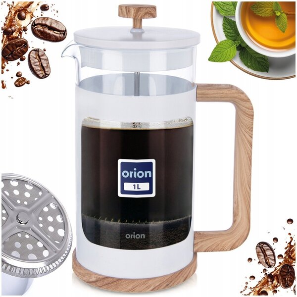 Orion Konvička french press WHITELINE 1 l