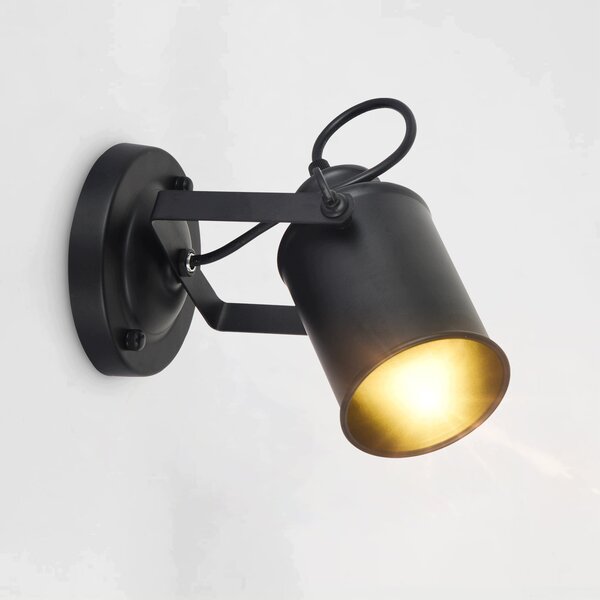 Nástěnné svítidlo Riserva černé E27 60 W