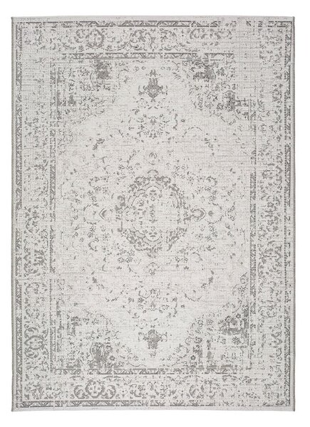 Šedobéžový venkovní koberec Universal Weave Lurno, 77 x 150 cm
