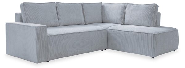 ROHOVÁ SEDAČKA, textil, světle šedá MID.YOU - Sedací soupravy, Online Only