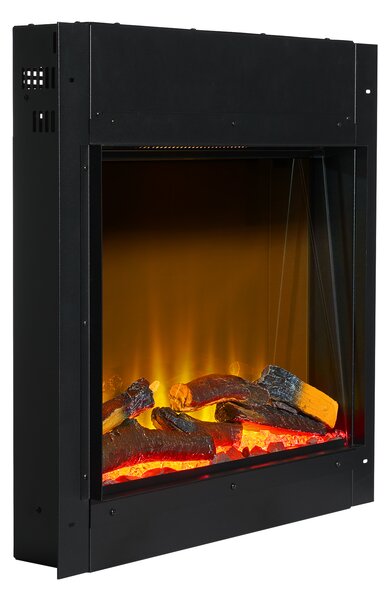Acantha Aspire 50 SQ Plně zapuštěný elektrický nástěnný krb s médii