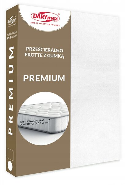 Prostěradlo s gumou Darymex froté 120 x 200 cm