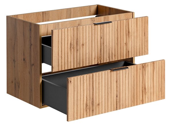 Comad Adel Oak skříňka 80x46x57 cm pod umyvadlo závěsná dub ADEL OAK 82-80-B-2S