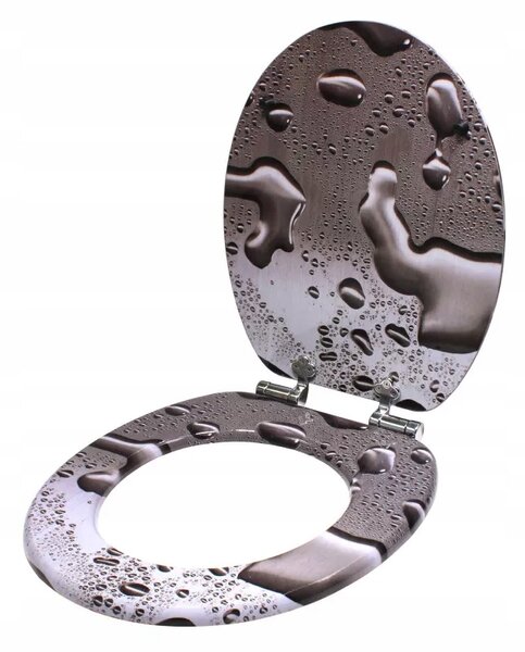 WC prkénko Schütte Grey Steel šedé MDF