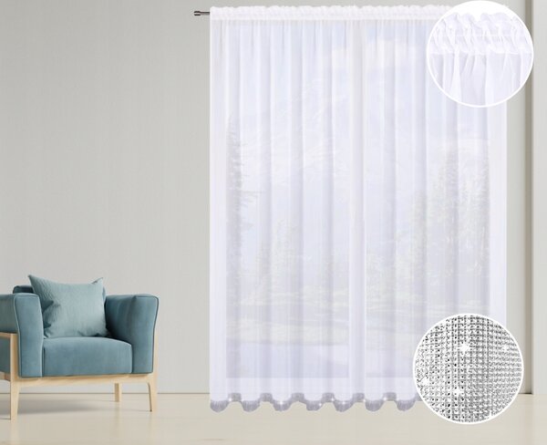 Klasická voálová záclona 300 cm x 220