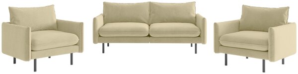 SEDACÍ SESTAVA, textil, béžová Livetastic - Online Only sedačky, Online Only