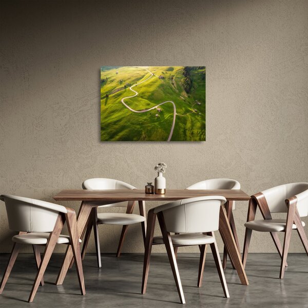 Skleněný obraz - Náhorní louka (70x50 cm)