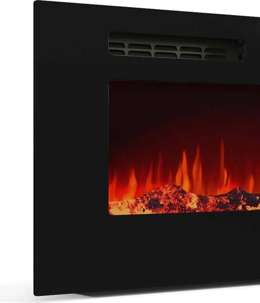Klarstein Inteligentní elektrický krb Galeras, 2 nastavení teploty, 16 - 30°| Iluze plamene LED, Možnost připojení k IOT