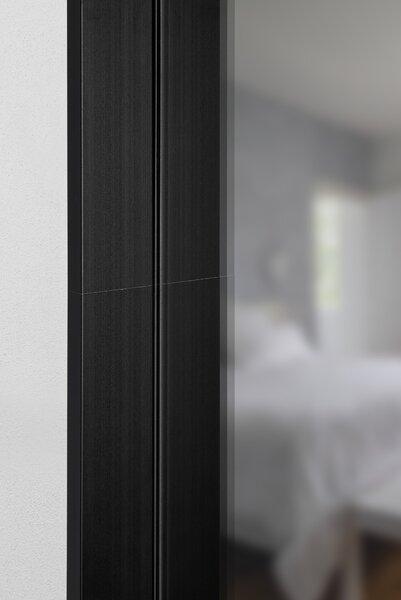 Dubiel Vitrum Tokio zrcadlo 50x100 cm oválný černá 5905241010885