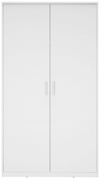 ŠATNÍ SKŘÍŇ S OTOČNÝMI DVEŘMI, bílá, 106/194/54 cm Xora - Šatní skříně