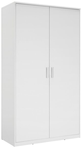 ŠATNÍ SKŘÍŇ S OTOČNÝMI DVEŘMI, bílá, 106/194/54 cm Xora - Šatní skříně
