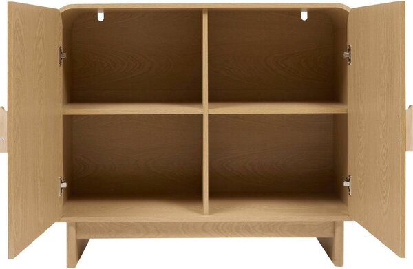 Komoda se 2 dvířky a 2 policemi, béžová, 100 x 40 cm – Atmosphera, designér interiérů