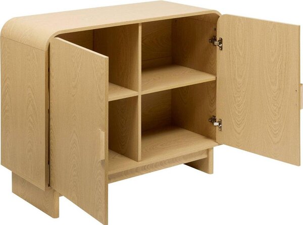 Komoda se 2 dvířky a 2 policemi, béžová, 100 x 40 cm – Atmosphera, designér interiérů