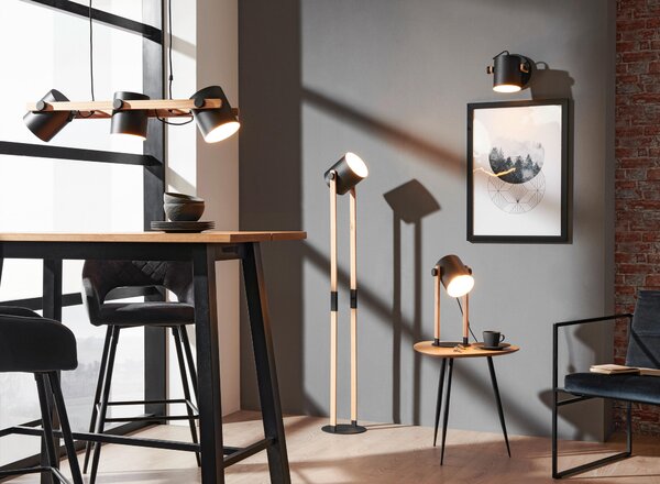 STOJACÍ LAMPA, 23/140 cm Eglo - Stojací lampy