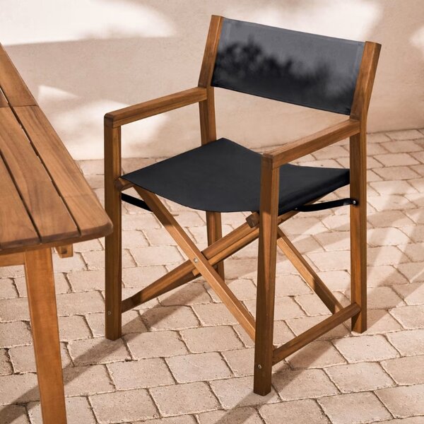 Akátový zahradní rozkládací jídelní stůl Kave Home Thianna 180/240 x 90 cm