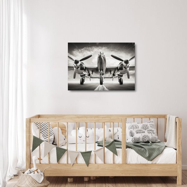 Skleněný obraz - Warbird (70x50 cm)