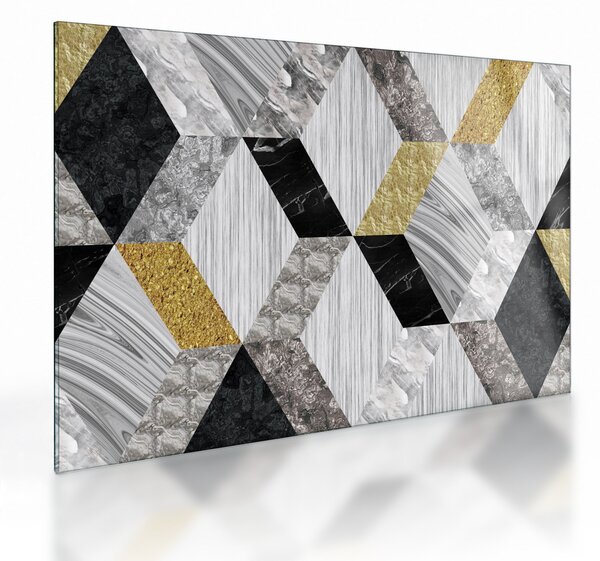 Skleněný obraz - Texturovaný dekor (70x50 cm)