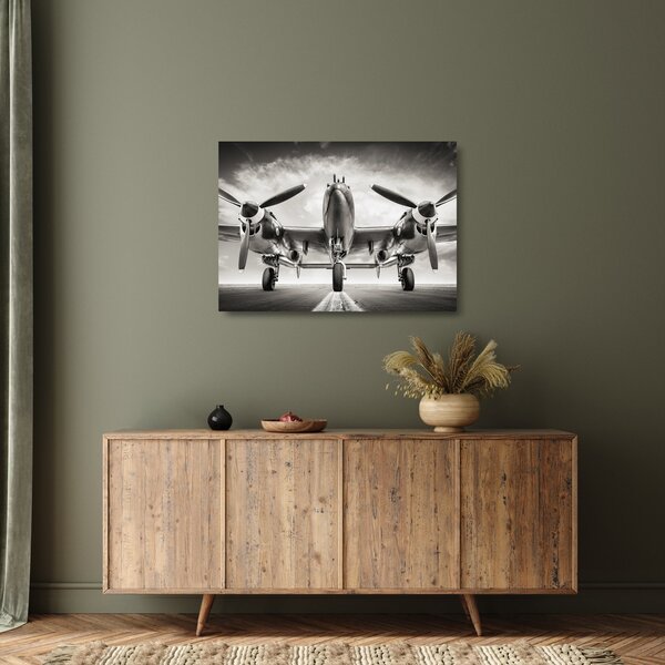 Skleněný obraz - Warbird (70x50 cm)