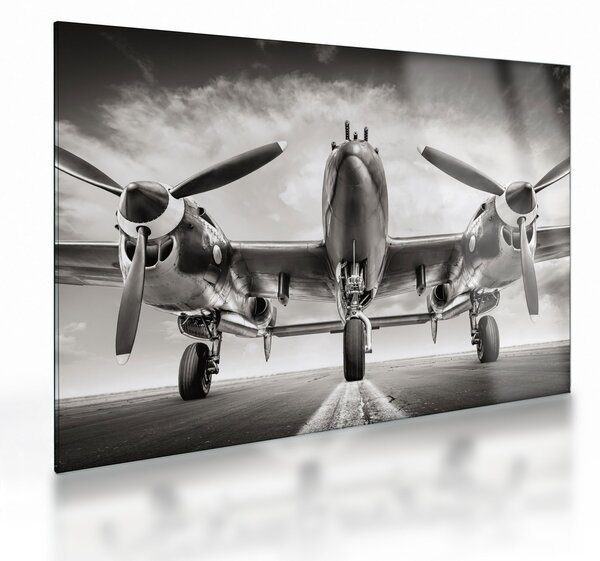 Skleněný obraz - Warbird (70x50 cm)