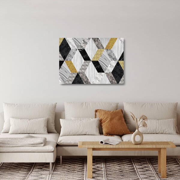 Skleněný obraz - Texturovaný dekor (70x50 cm)
