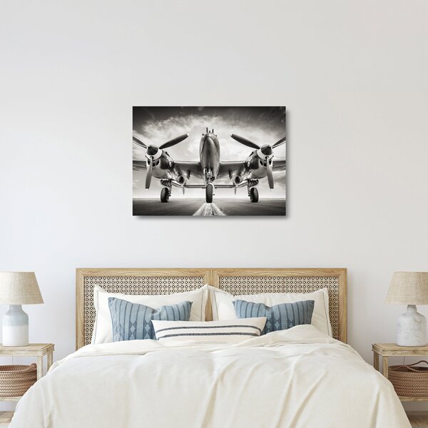 Skleněný obraz - Warbird (70x50 cm)