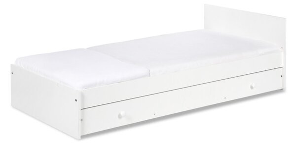 Dětská postel s úložným prostorem KAROLINA,176x95x87, bílá