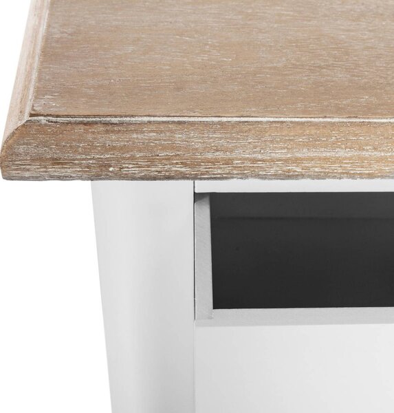 Atmosphera | Komoda - Bílá - 5 zásuvek - Elegantní design - Funkčnost a styl - Bílý příborník