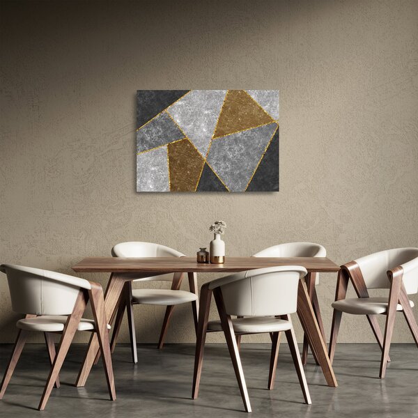 Skleněný obraz - Imitace materiálů (70x50 cm)