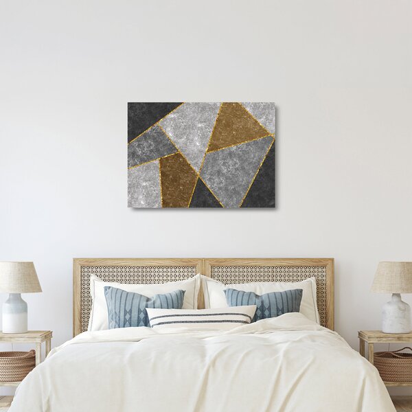 Skleněný obraz - Imitace materiálů (70x50 cm)