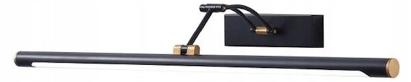 Nástěnné svítidlo Adviti černé 50 cm integrovaný LED zdroj 9 W