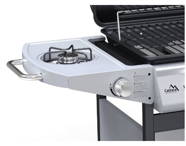 Pojízdný plynový zahradní grill Cattara Master Chef Flame Tamer