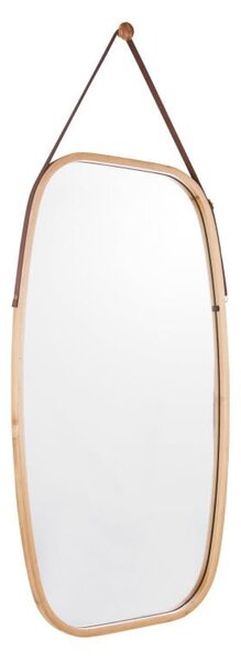Nástěnné zrcadlo v bambusovém rámu PT LIVING Idylic, délka 74 cm