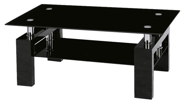 Konferenční stolek Lilla (sklo + černá). Vlastní profesionální přeprava až k Vám domů 1050418
