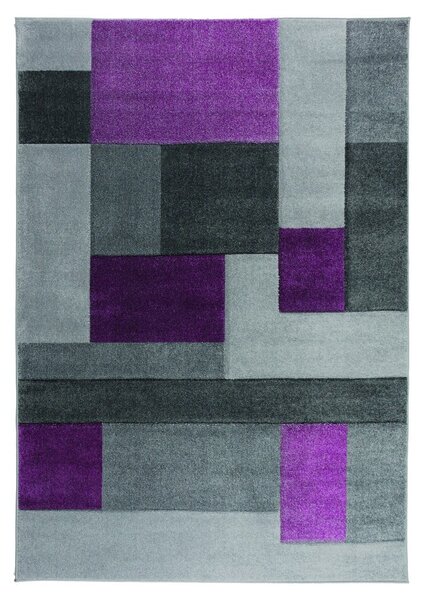 Šedo-fialový koberec Flair Rugs Cosmos, 120 x 170 cm