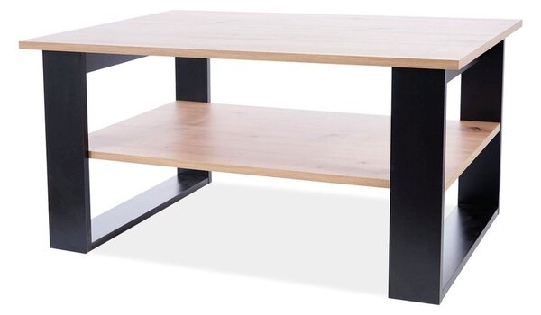 Konferenční stolek Margeret (dub + černá). Vlastní profesionální přeprava až k Vám domů 1050468