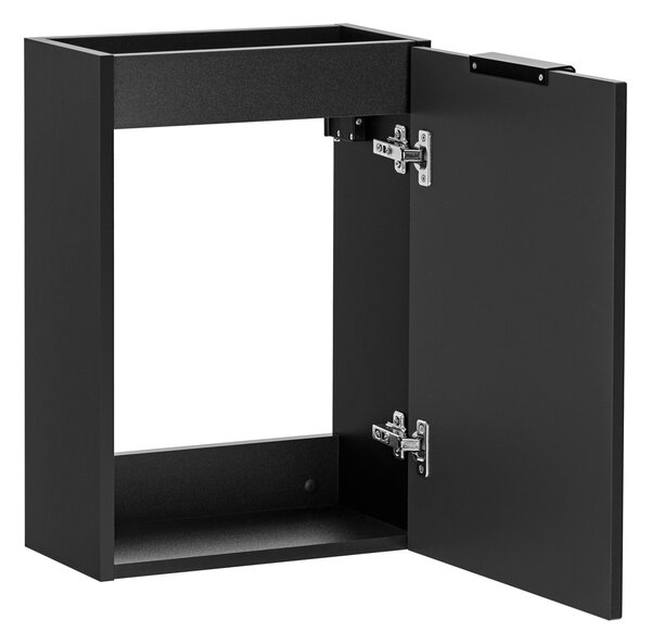 Comad Adel Black skříňka 40x22x57 cm pod umyvadlo závěsná černá ADEL BLACK 82-40-B-1D