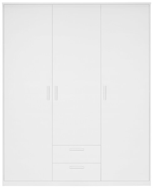 ŠATNÍ SKŘÍŇ S OTOČNÝMI DVEŘMI, bílá, 157/194/54 cm Xora - Šatní skříně