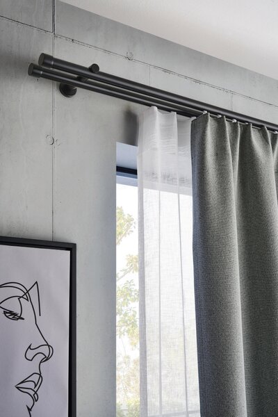 TYČ NA ZÁVĚSY A PŘÍSLUŠENSTVÍ 120 cm Homeware - Tyče & kolejnice na záclony