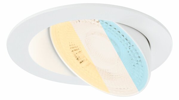 PAULMANN LED vestavné svítidlo White Select Aumus spot kruhové 105mm 90° 5W 230V stmívatelné 2700 - 6500K bílá