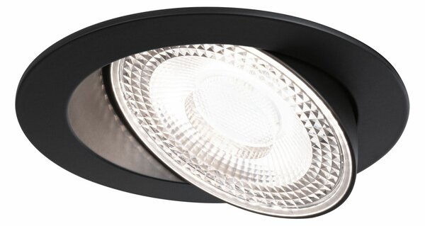 PAULMANN LED vestavné svítidlo White Select Aumus 3ks sada kruhové 105mm 90° 3x5W 230V stmívatelné 2700 - 6500K černá